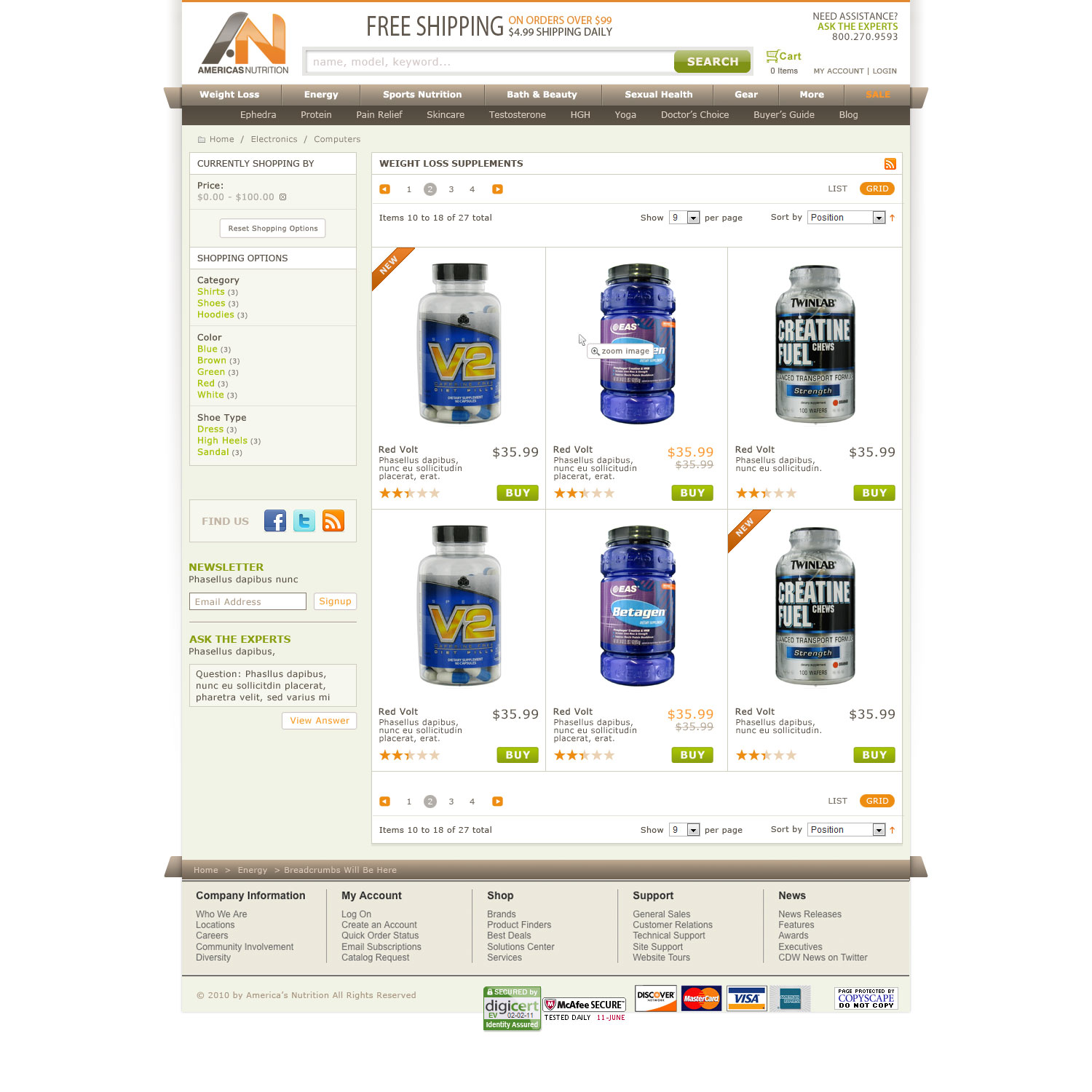 Americas Nutrition - undefined